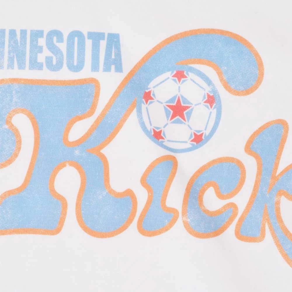 NASL: Minnesota Kicks Graphic T-Shirt - White 2 NASL: Minnesota Kicks Graphic T-Shirt - White - Image 2