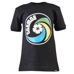 NASL New York Cosmos Kids T-Shirt - Black