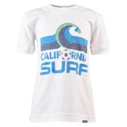 Kids NASL California Surf Organic Cotton T-Shirt - White