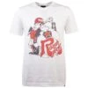 Tulsa Roughnecks White T-Shirt - Premium Organic Cotton Crew Neck -Blakely Clothing Store print0396