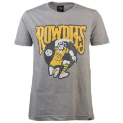 Rowdies Mascot Grey T-Shirt - Organic Cotton Relaxed Fit