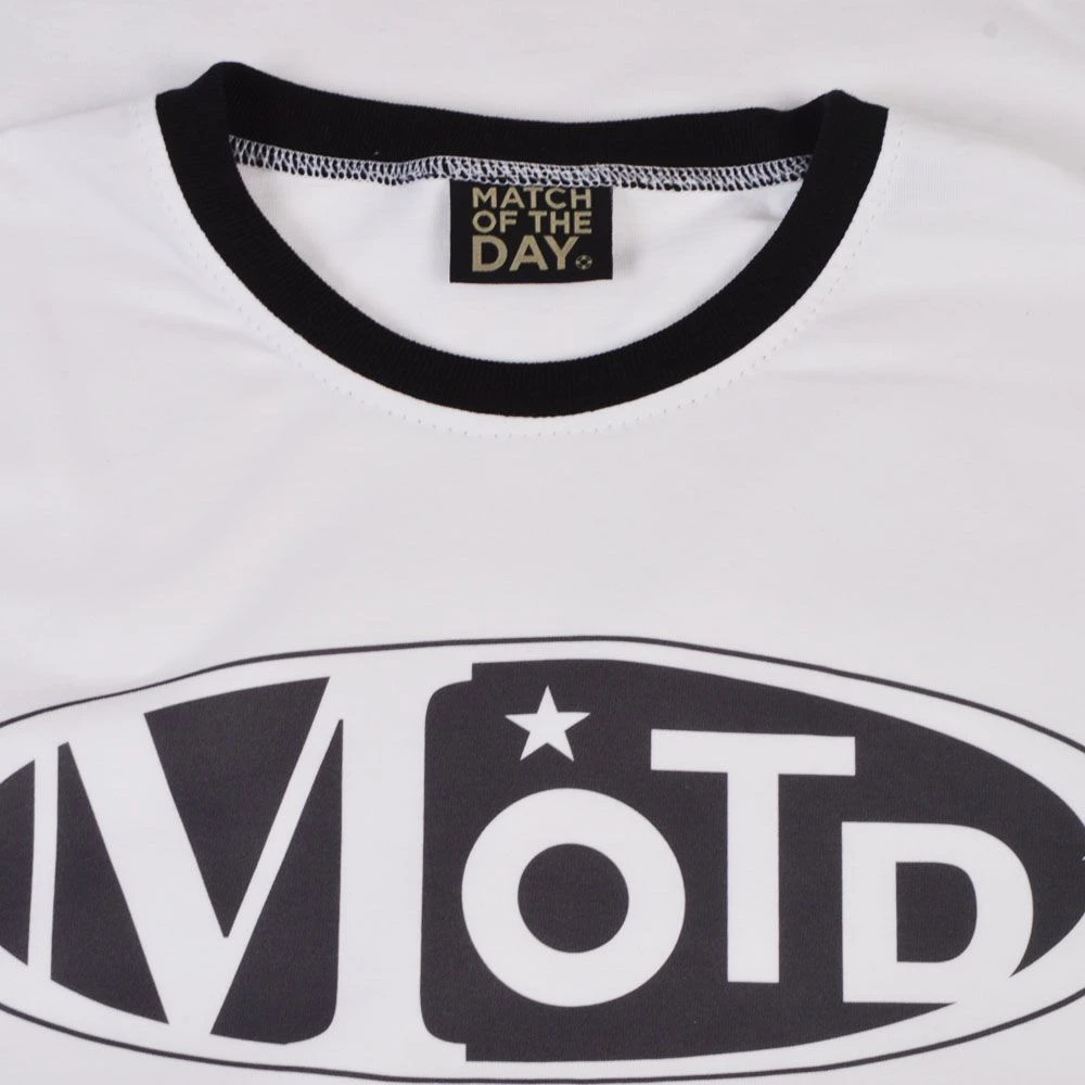 Match Of The Day Star T-Shirt - White/Black 2 Match Of The Day Star T-Shirt - White/Black - Image 2