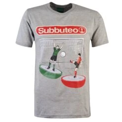 Subbuteo Goal T-Shirt - Grey Organic Cotton Casualwear