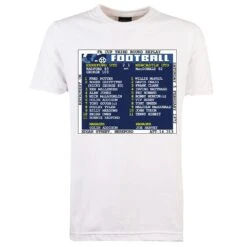 1972 Hereford Utd v Newcastle United FA Cup Retro Illustration T-Shirt