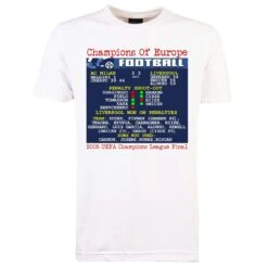 Liverpool 2005 Champions League Final Retro Cotton T-Shirt