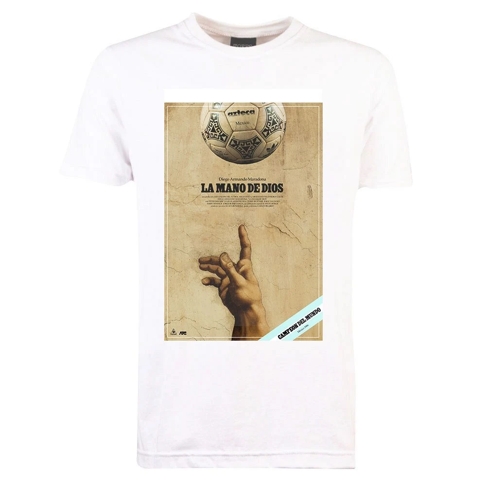 Pennarello Le Mano De Dios 1986 Organic Cotton T-Shirt - White 1 Pennarello Le Mano De Dios 1986 Organic Cotton T-Shirt - White
