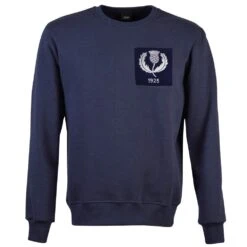 Scotland Thistle 1925 Navy Sweatshirt - Premium Vintage Rugby Style