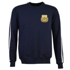 Argentina Navy & White Sweatshirt - Premium British Made Cotton Pullover