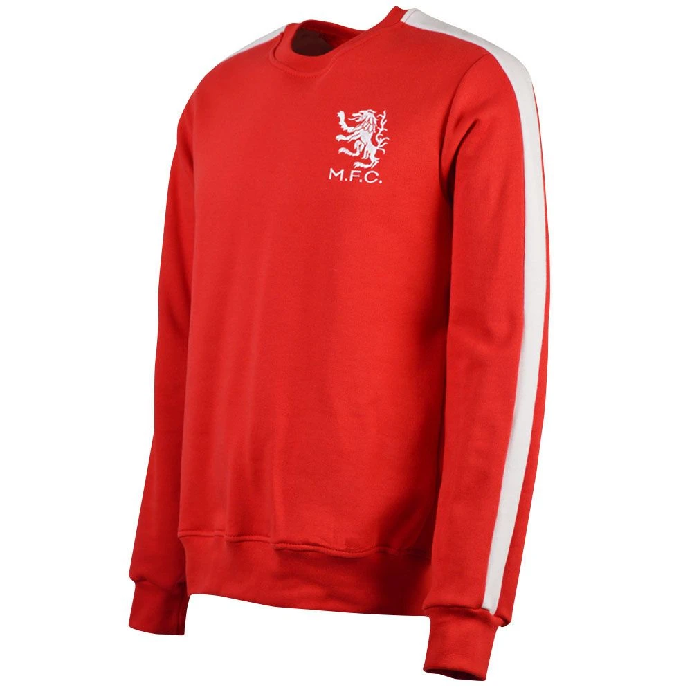 Middlesbrough Embroidered Badge Sweatshirt - Premium British Made Cotton Jumper 2 Middlesbrough Embroidered Badge Sweatshirt - Premium British Made Cotton Jumper - Image 2