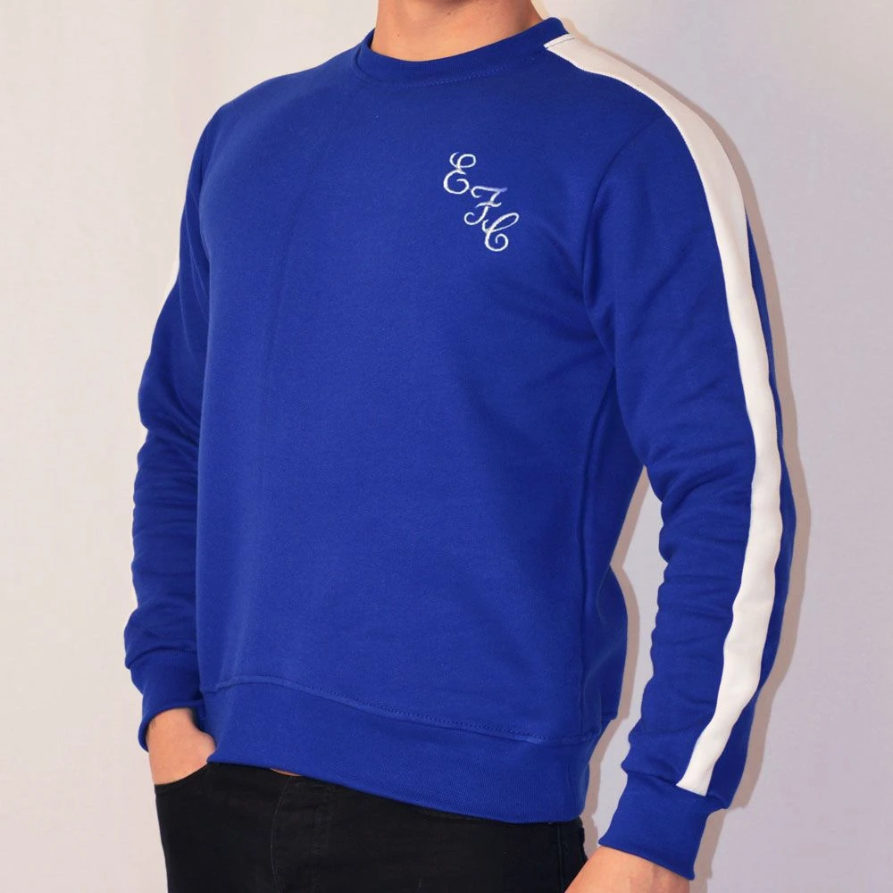 Everton Regular Fit Sweatshirt with Embroidered Badge 1 Everton Regular Fit Sweatshirt with Embroidered Badge