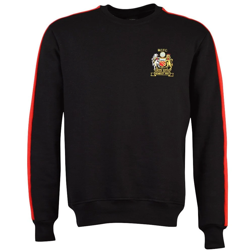 Manchester City 1969 Retro Sweatshirt 2 Manchester City 1969 Retro Sweatshirt - Image 2