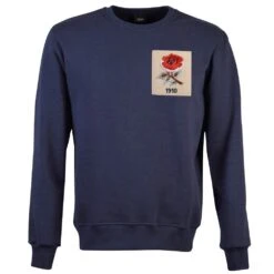 England Rose 1910 Navy Sweatshirt – Vintage Heritage Rugby Style