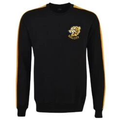Hull City Black/Amber Sweatshirt - 1979-80 Vintage Crest Edition