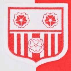 Southampton 12th Man Red & White Striped T-Shirt - Organic Cotton -Blakely Clothing Store t0055 1