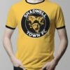 Shadwell Town Amber & Black Ringer T-Shirt