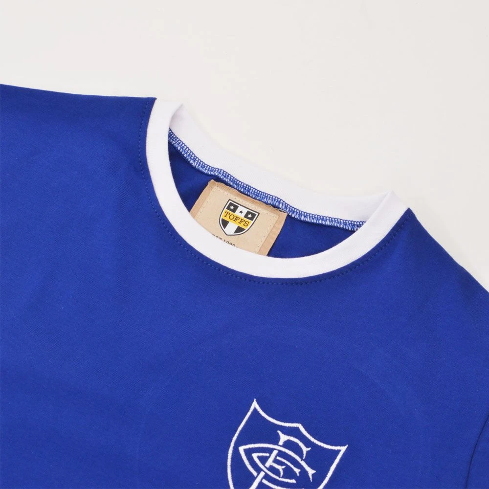 Chelsea 12th Man Royal & White Ringer T-Shirt 3 Chelsea 12th Man Royal & White Ringer T-Shirt - Image 3