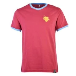 Aston Villa 12th Man Maroon/Sky Ringer T-Shirt