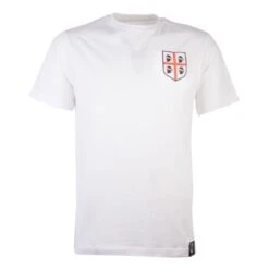Cagliari 12th Man White T-Shirt - 100% Organic Cotton Relaxed Fit