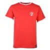 Liverpool 12th Man Red & White Ringer T-Shirt - Premium Organic Cotton -Blakely Clothing Store t0075
