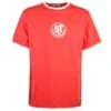 Swindon Town 12th Man Embroidered Ringer T-Shirt - Red/White -Blakely Clothing Store t0082