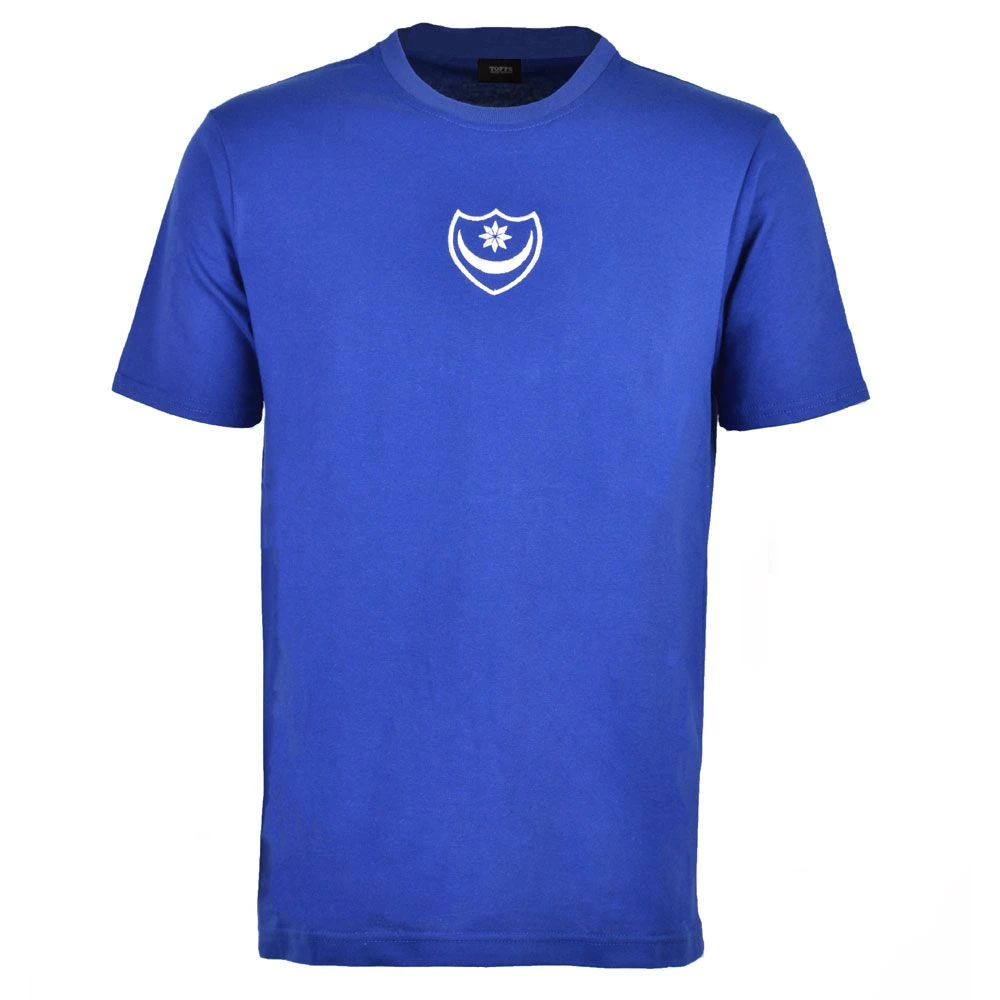 Portsmouth Retro T-Shirt - Royal Blue Football Heritage 1 Portsmouth Retro T-Shirt - Royal Blue Football Heritage