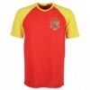Spain Raglan Sleeve Football T-Shirt - Vintage 1982 World Cup Crest -Blakely Clothing Store t0141