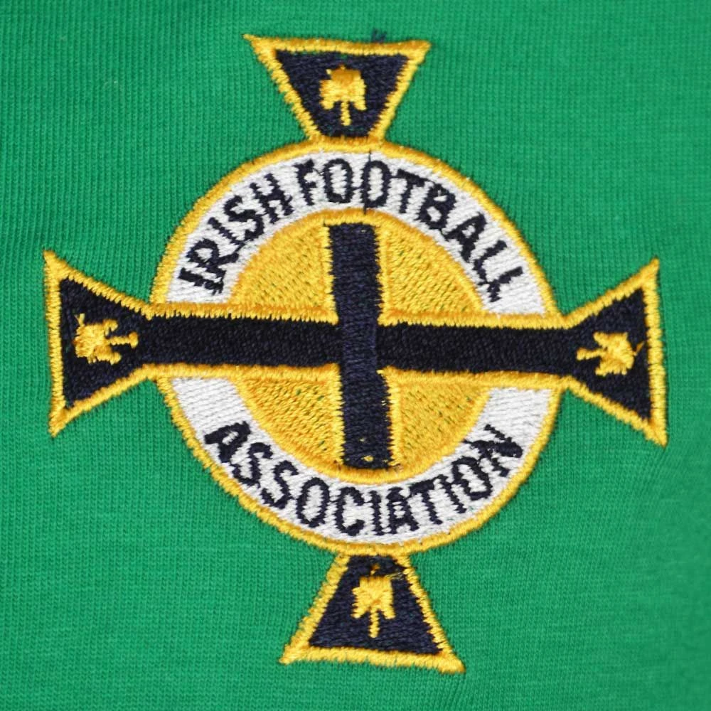 Northern Ireland Retro Football Raglan Sleeve T-Shirt - 100% Organic Cotton 2 Northern Ireland Retro Football Raglan Sleeve T-Shirt - 100% Organic Cotton - Image 2