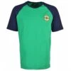 Northern Ireland Retro Football Raglan Sleeve T-Shirt - 100% Organic Cotton -Blakely Clothing Store t0153 2