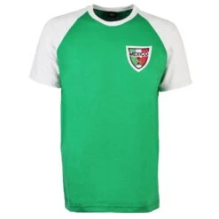 Kids Mexico Football T-Shirt - Organic Cotton Raglan Sleeve Tee