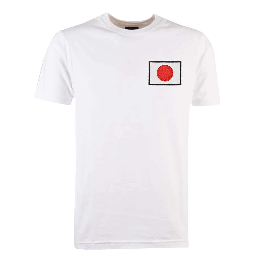 Japan Embroidered Crest T-Shirt - 100% Organic Cotton White 1 Japan Embroidered Crest T-Shirt - 100% Organic Cotton White