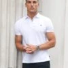 Anchor Polo Shirt - White -Blakely Clothing Store tedlondon10leadD