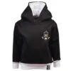 Kids Newcastle Football Hoodie - Black & White Youth Pullover -Blakely Clothing Store th0002