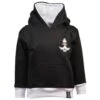 Kids Swansea City Football Hoodie - Premium Black & White Pullover -Blakely Clothing Store th0003