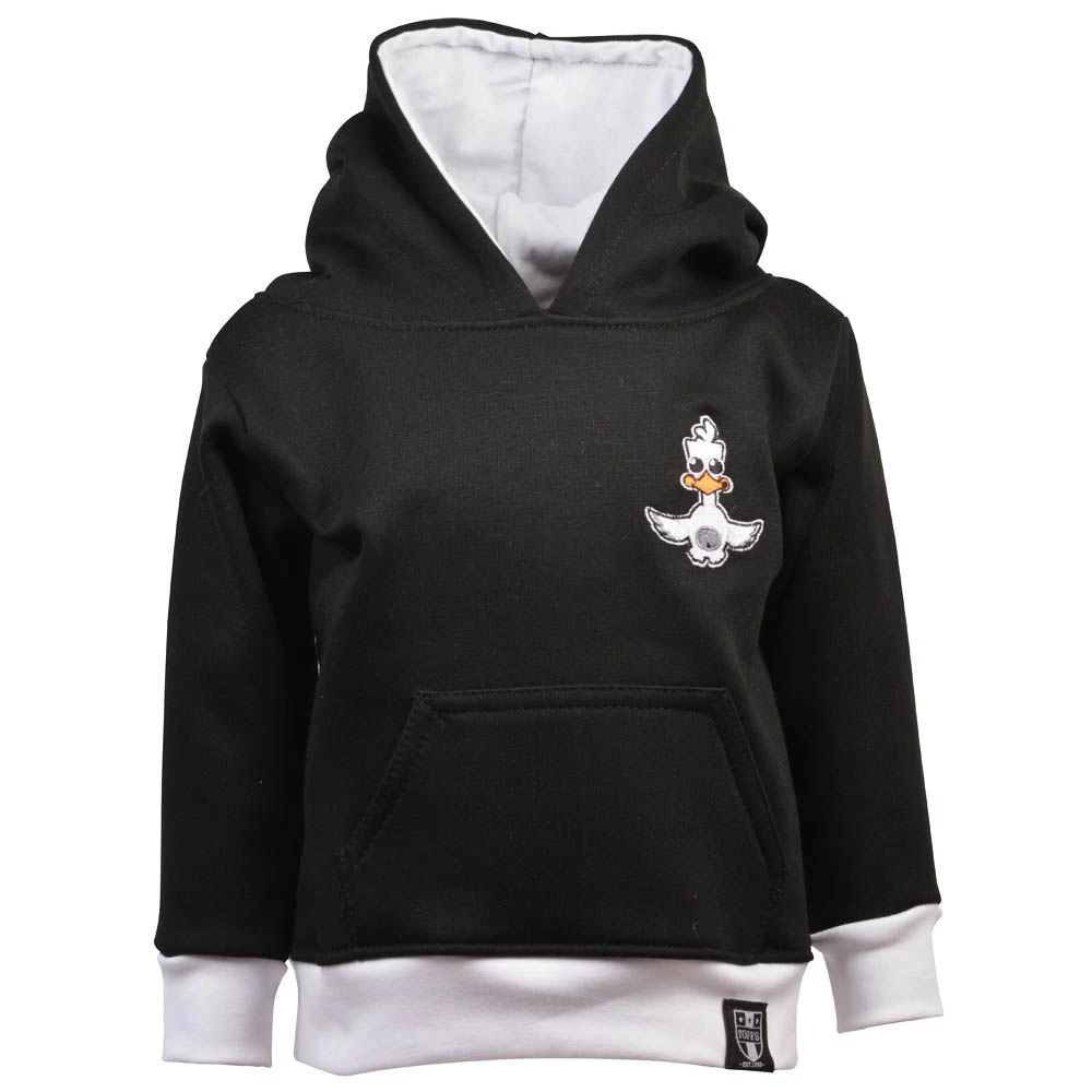 Kids Swansea City Football Hoodie - Premium Black & White Pullover 1 Kids Swansea City Football Hoodie - Premium Black & White Pullover