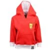 Kids Manchester Reds Football Hoodie - Red & White Premium Sportswear
