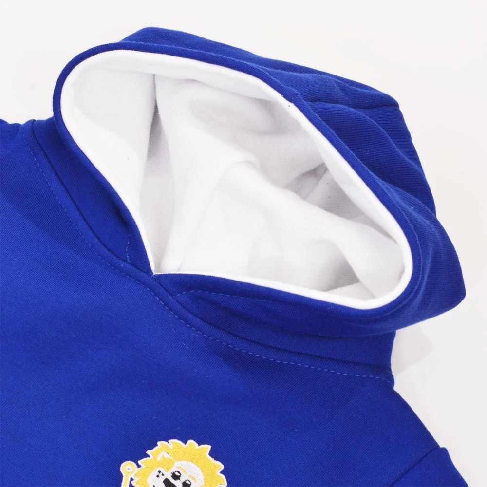 Chelsea FC Kids Royal & White Hoodie - Official Embroidered Badge 3 Chelsea FC Kids Royal & White Hoodie - Official Embroidered Badge - Image 3
