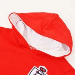 Kids England Football Hoodie - Premium Red & White Supporters Pullover -Blakely Clothing Store th0015 2