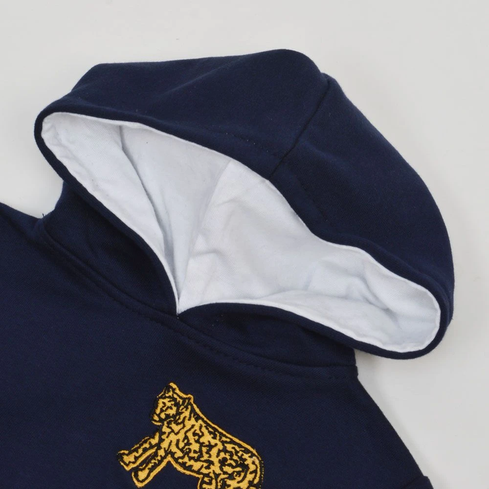 Kids Argentina Rugby Supporter Hoodie - Navy & White 3 Kids Argentina Rugby Supporter Hoodie - Navy & White - Image 3