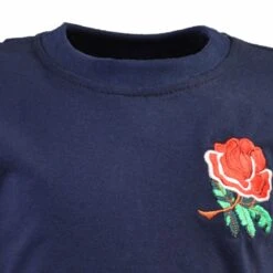 Kids England Navy Rugby T-Shirt - 100% Organic Cotton -Blakely Clothing Store tt0010 1
