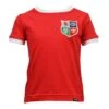 British & Irish Lions Kids Retro T-Shirt - Red & White