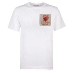 France 1924 Vintage Rooster Organic Cotton White T-Shirt