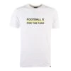 TOFFS "Football is for the Fans" White T-Shirt with Yellow Stripe 5 TOFFS "Football is for the Fans" White T-Shirt with Yellow Stripe -Blakely Clothing Store yellow