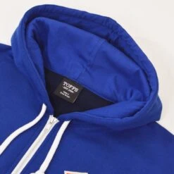 France 1924 Vintage Rugby Zipped Hoodie in Royal Blue -Blakely Clothing Store zh0005 2