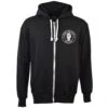 Swansea City AFC Jack Army 1981-84 Retro Zipped Hoodie - Black -Blakely Clothing Store zh0028