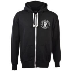 Swansea City AFC Jack Army 1981-84 Retro Zipped Hoodie - Black