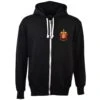 Wolverhampton Wanderers Zipped Hoodie - Black (1908 FA Cup Crest) -Blakely Clothing Store zh0031 1