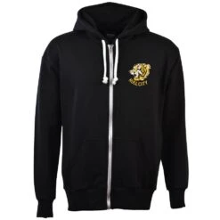 Hull City AFC Retro Zipped Hoodie - Black