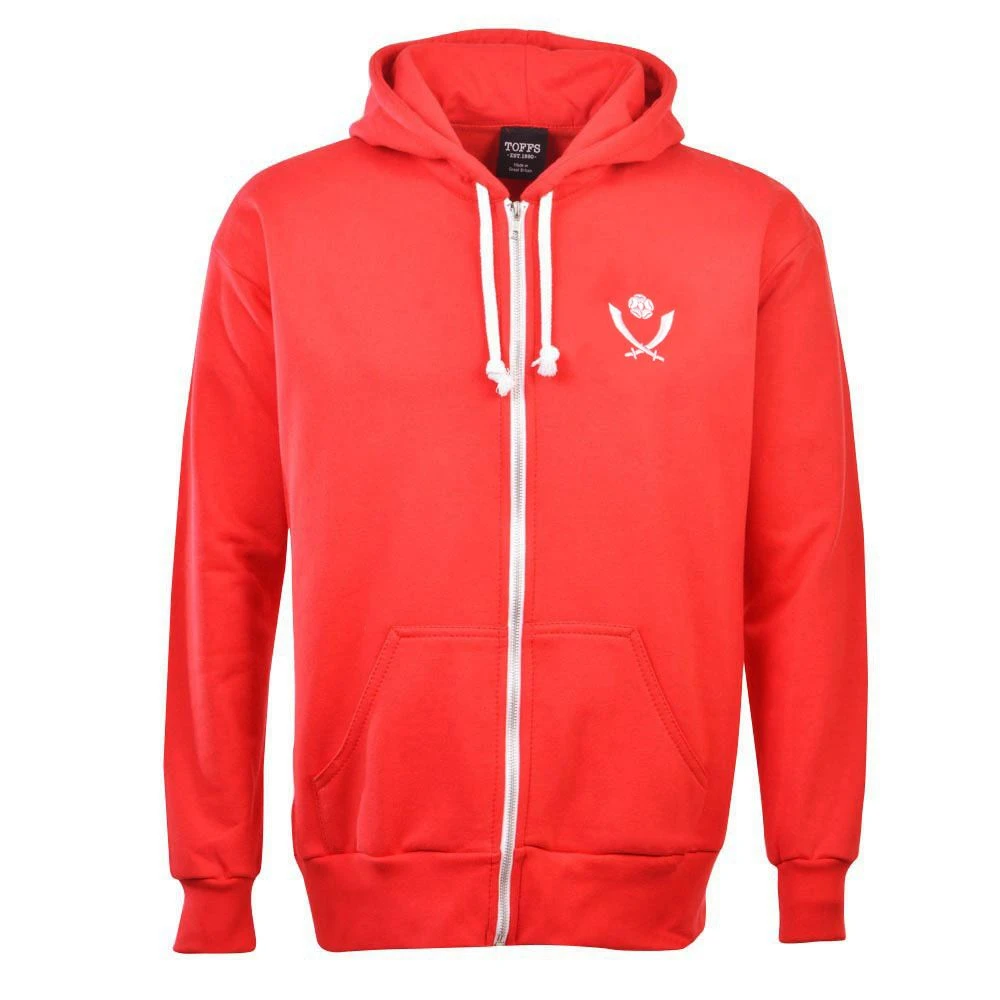 Sheffield United Football Club Zipped Hoodie - Red 1 Sheffield United Football Club Zipped Hoodie - Red