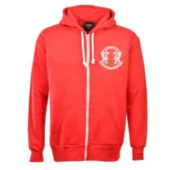 Leyton Orient Football Club Red Zipped Hoodie - Official Club Crest 3 Leyton Orient Football Club Red Zipped Hoodie - Official Club Crest -Blakely Clothing Store zh0052 2