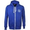 Queen Of The South FC Retro Zipped Hoodie - Royal Blue
